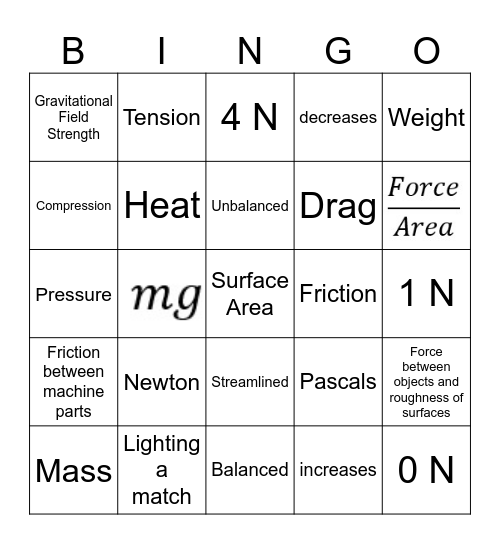 S2 Engineering Bingo Card