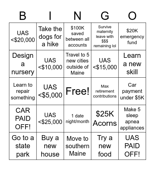 2026 BINGO Card