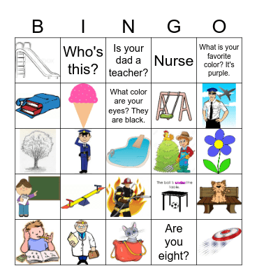 Bingo 1 Bingo Card