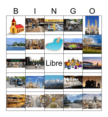 LUGARES Bingo Card