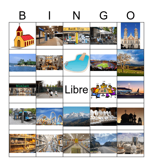 LUGARES Bingo Card