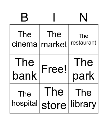 La comunidad 5th 6th Bingo Card