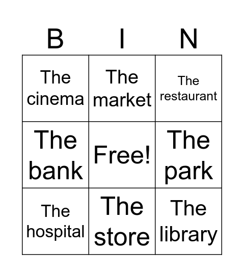 La comunidad 5th 6th Bingo Card