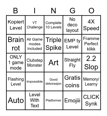 Magne's Bingokort Bingo Card