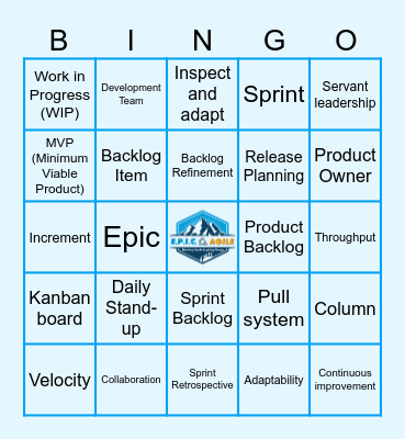 Agile Buzzword Bingo Card