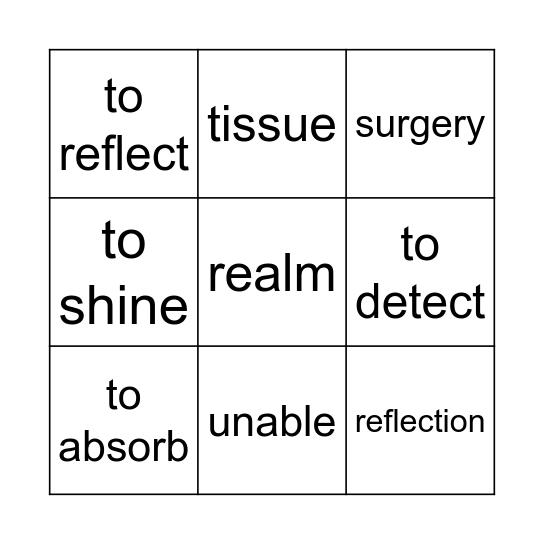lasers_3 Bingo Card