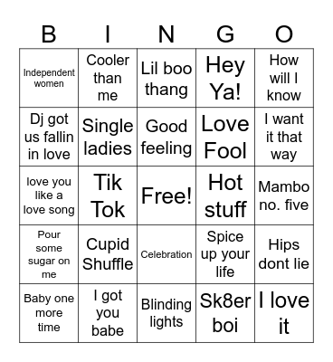 Galentine's 2 Bingo Card