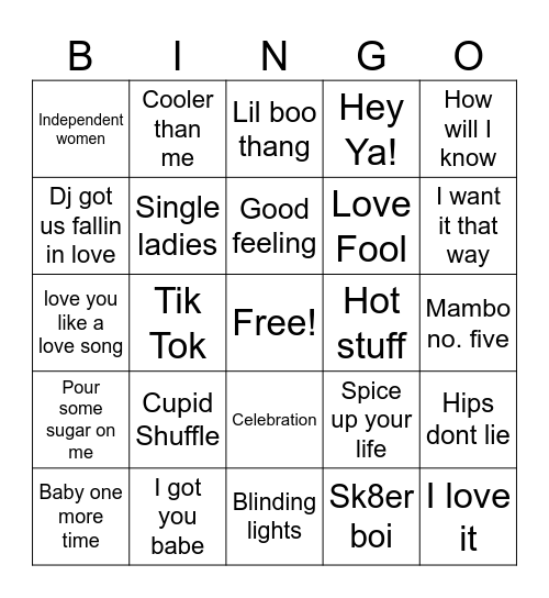 Galentine's 2 Bingo Card