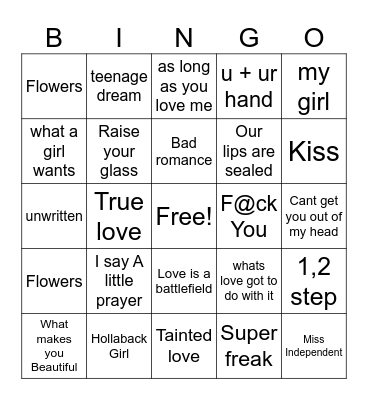 Galentine's 3 Bingo Card