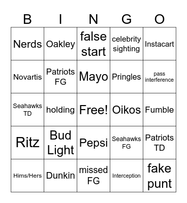 Super Game Bingo! Bingo Card