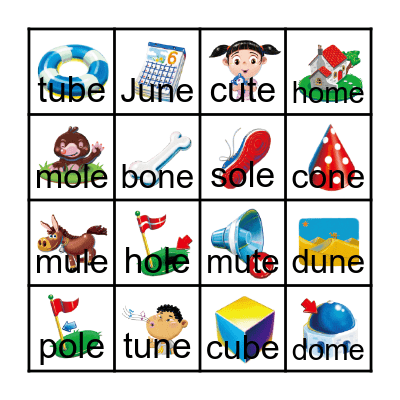 Phonics 3 Units 6&7 Bingo Card