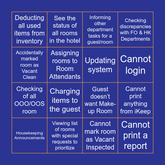 ChatBot: Self-Help BINGO Card