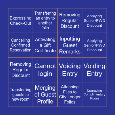 ChatBot: Self-Help BINGO Card