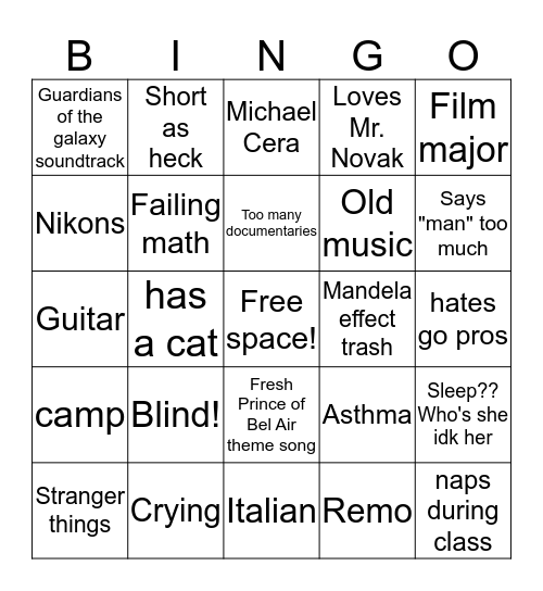 Spam Gecko bingo  Bingo Card