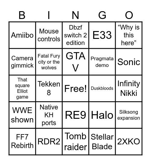 Partner Direct Bingo Card