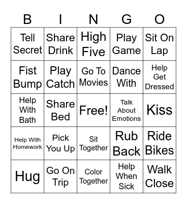 Safety Bingo Card