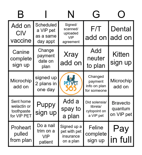 WELLNESS PLAN BINGO!!! Bingo Card