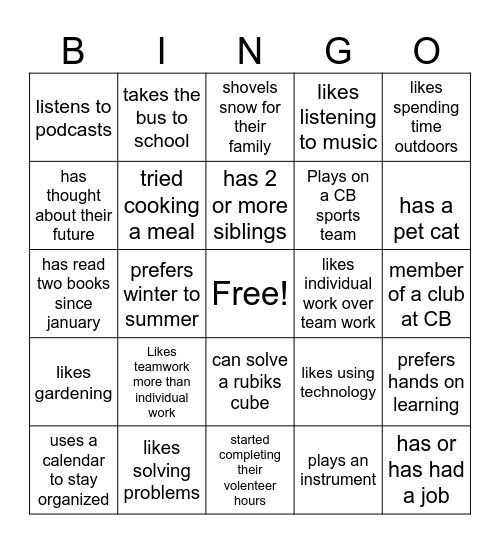 AFU 3 Bingo!! Bingo Card