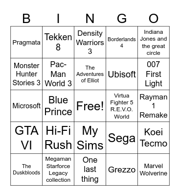 Partner Direct Card Bingo Card