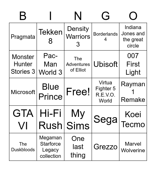 Partner Direct Card Bingo Card