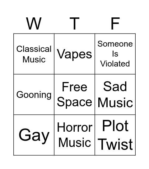Tomorrow’s Teachings Bingo Card