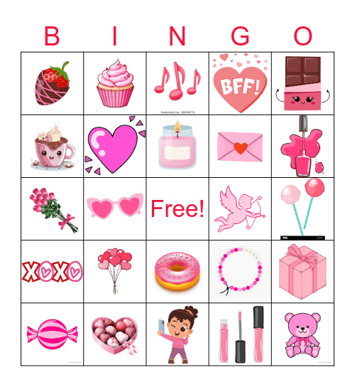 GALENTINE'S BINGO Card