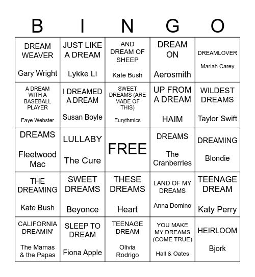 PALE ALE WISHES AND BINGO DREAMS Bingo Card