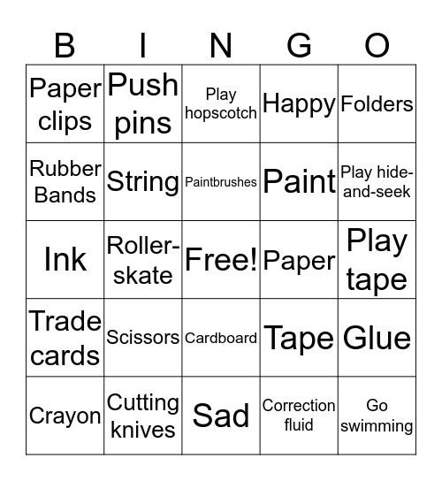 Review Bingo Card