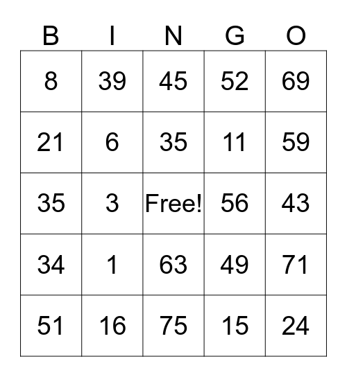ATX Kermis Bingo Card