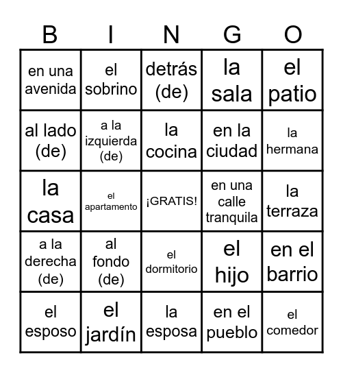 Unidad 3: ASD 2 Bingo Card