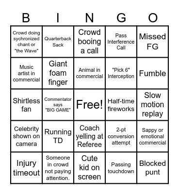 Card Maker Bingo Card