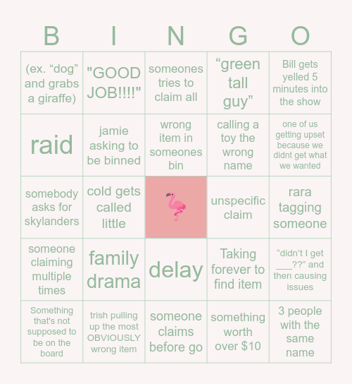 PICKEDNPEDDLED CLAIMS! Bingo Card