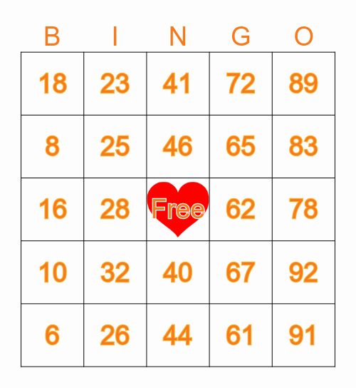 Aprio Pop-Up Valentines BINGO Card