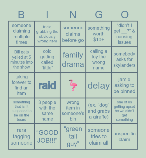 pickednpeddled claims !! Bingo Card