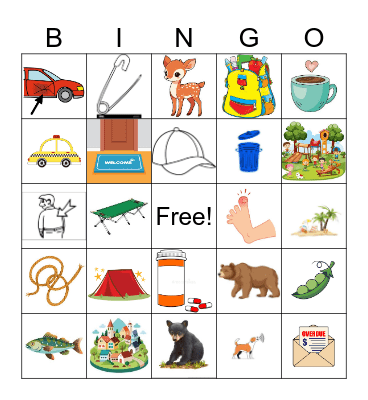 Sounds of English Bingo Card