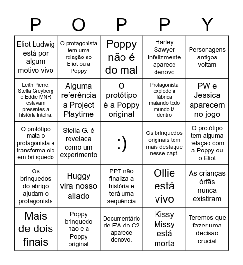 PPT Bingo Card