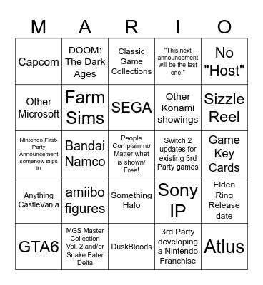 Partner Direct Feb. 2026 Bingo Card