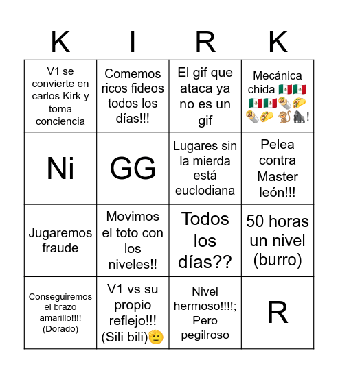 Bingo fraudulento Bingo Card