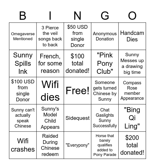 Lunar New Year 2026: Protect your Neigh-bors Bingo Card