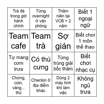 Bingo Year end party 🤷‍♂️ Bingo Card