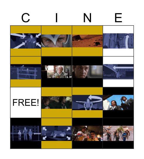 Bingo de Cine Bingo Card
