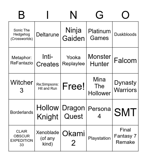 Partner Direct Bingo Card
