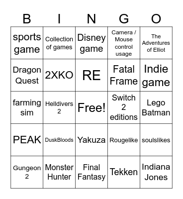 2025 partner showcase Bingo Card