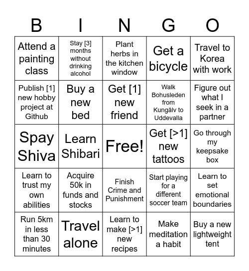 2026 the Fire Horse Bingo Card