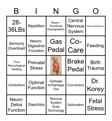 Bango Bingo "Brain" Bingo Card