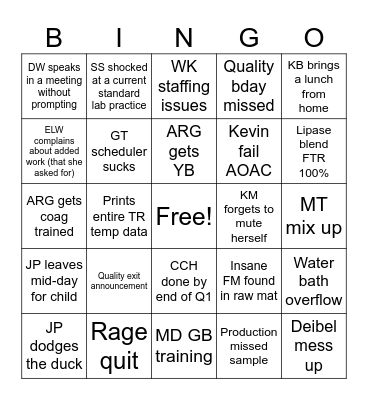QC 2026 Bingo Card