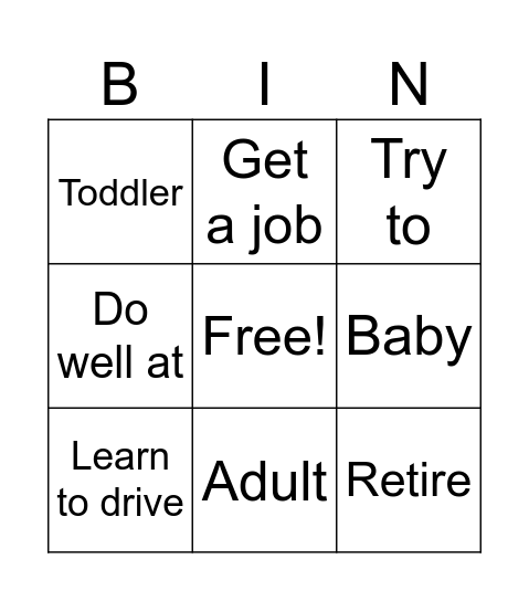 Unit 5 Bingo Card