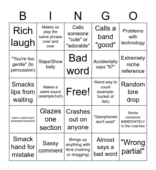 DLV BINGO Card