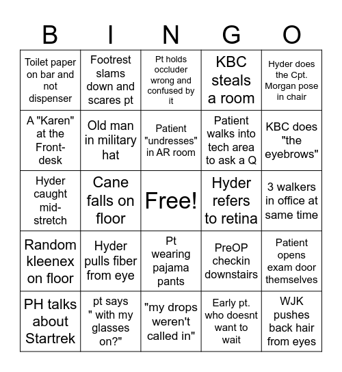 SEECARE Bingo Card