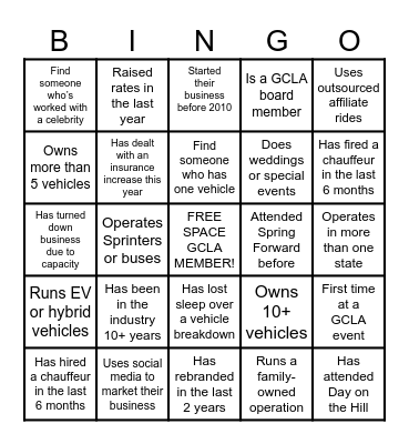 Spring Forward 26' Bingo Card